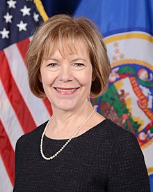 Senator Tina Smith discusses Bill to provide Covid Vaccine free to all when developed