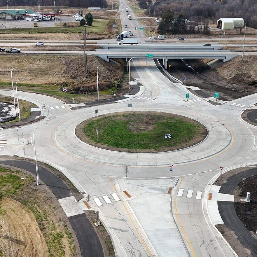 Construction on Hwy. 19 & I-35 Roundabout Wrapping Up – KYMN Radio ...